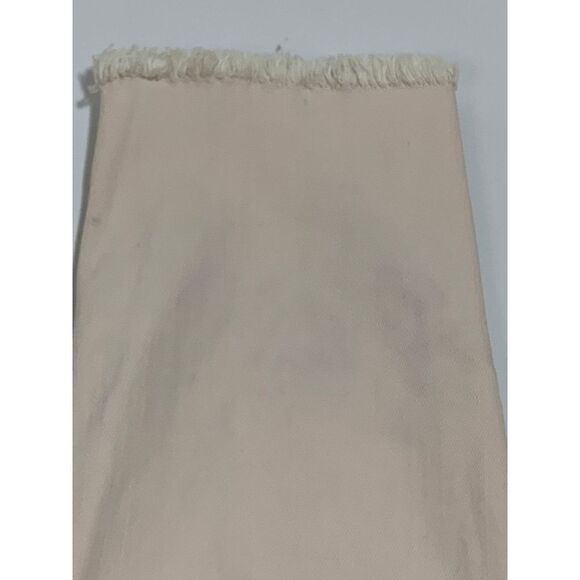 Vigoss Light Pink Distressed Frayed Hem Marley Super Skinny Mid Rise Denim Jean - Picture 5 of 11